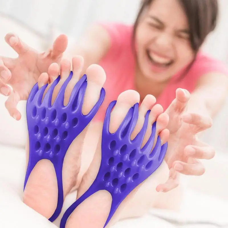 Toe Stretcher High Elasticity Toe Stretchers Separators With Bump Massage Points 1 Pair Toe Spacers To Correct Bunions