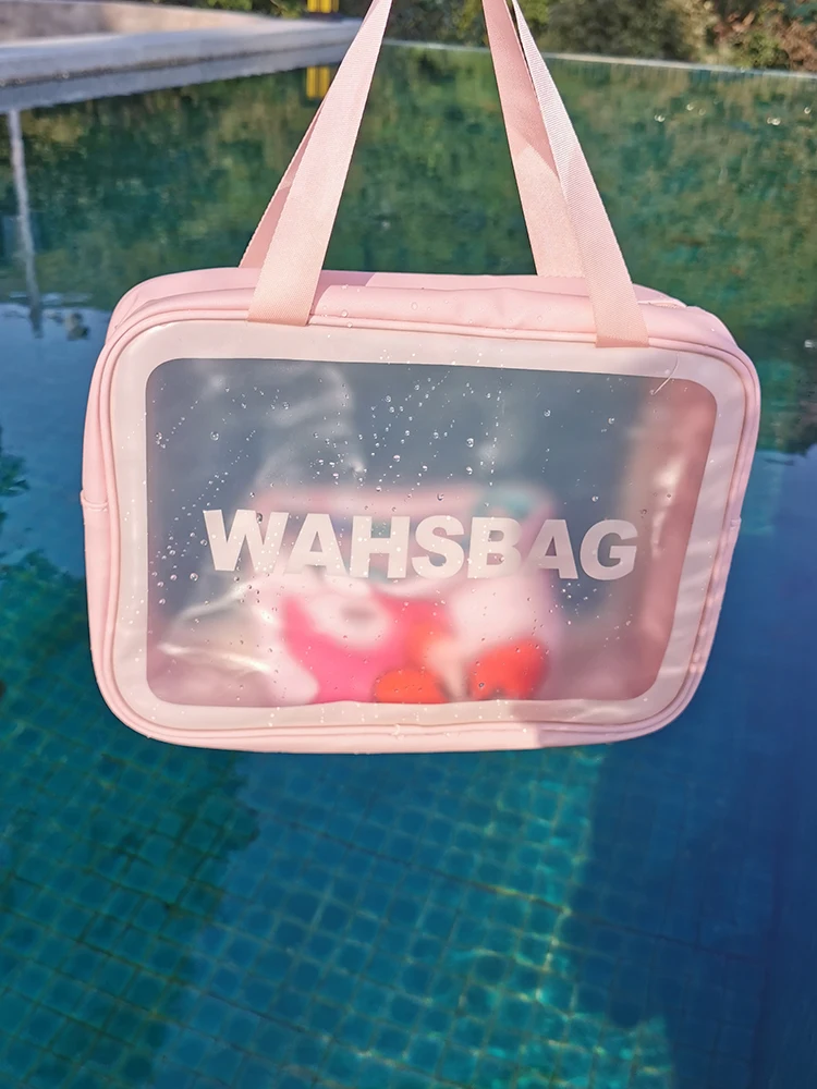 

Многофункциональная прозрачная водонепроницаемая дорожная косметичка для пляжа и плавания, портативная сумка для хранения, спортивная сумка для фитнеса и фанатов спорта