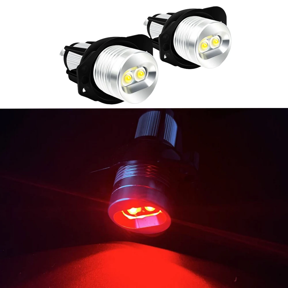 2PCS Angel Eye Halo Ring LED Bulbs 63117161444 for BMW 3 series Pre-LCI E90 E91 325i 328i 330i 335i 335xi 2006-2012