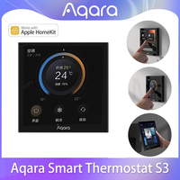 Aqara Smart Thermostat S3 3.95 Inch Touch Screen Panel Voice Control Support Sensing Temperature Humidity For Homekit Smart Home