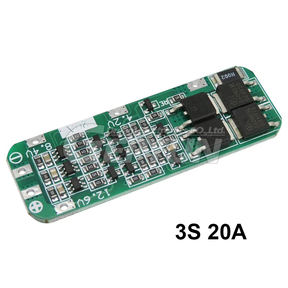 3S 20A 25A 40A 60A Li-ion Lithium Battery 18650 Charger Balance/Enhanced PCB BMS Protection Board For Drill Motor Module