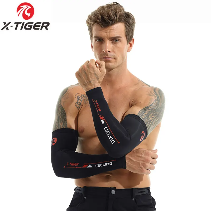 X-TIGER Fahrrad-Beinmanschette, Sport-Armmanschette, Sonne, Anti-UV-Beinärmel, Eisstoff, Fahrrad-Beinmanschette, Laufen, Fitness, Radfahren, Armstulpen – Detail 35
