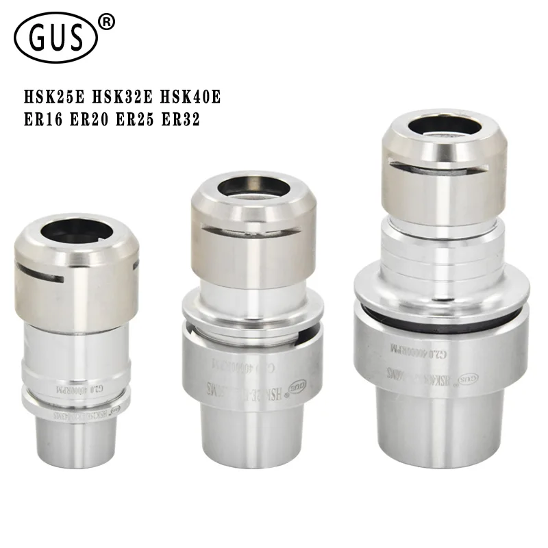 

HSK25E HSK32E HSK40E HSK50E ER11 ER16 ER20 ER25 ER32 SK10 SK16 Engraving machine Stainless Accuracy 0.002mm HSK ER Tool Holder