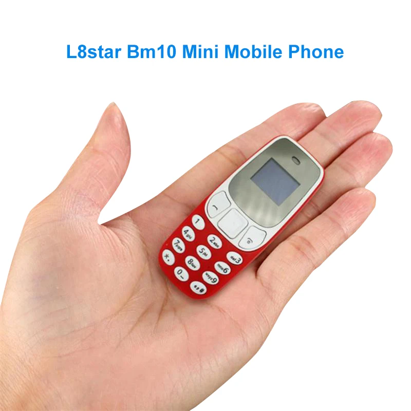 Mini teléfono móvil portátil FM desbloqueado, teléfono con cambio de voz y marcación para tarjeta Sim Dual L8star Bm10, Micro reproductor Mp3 para teléfono móvil pequeño