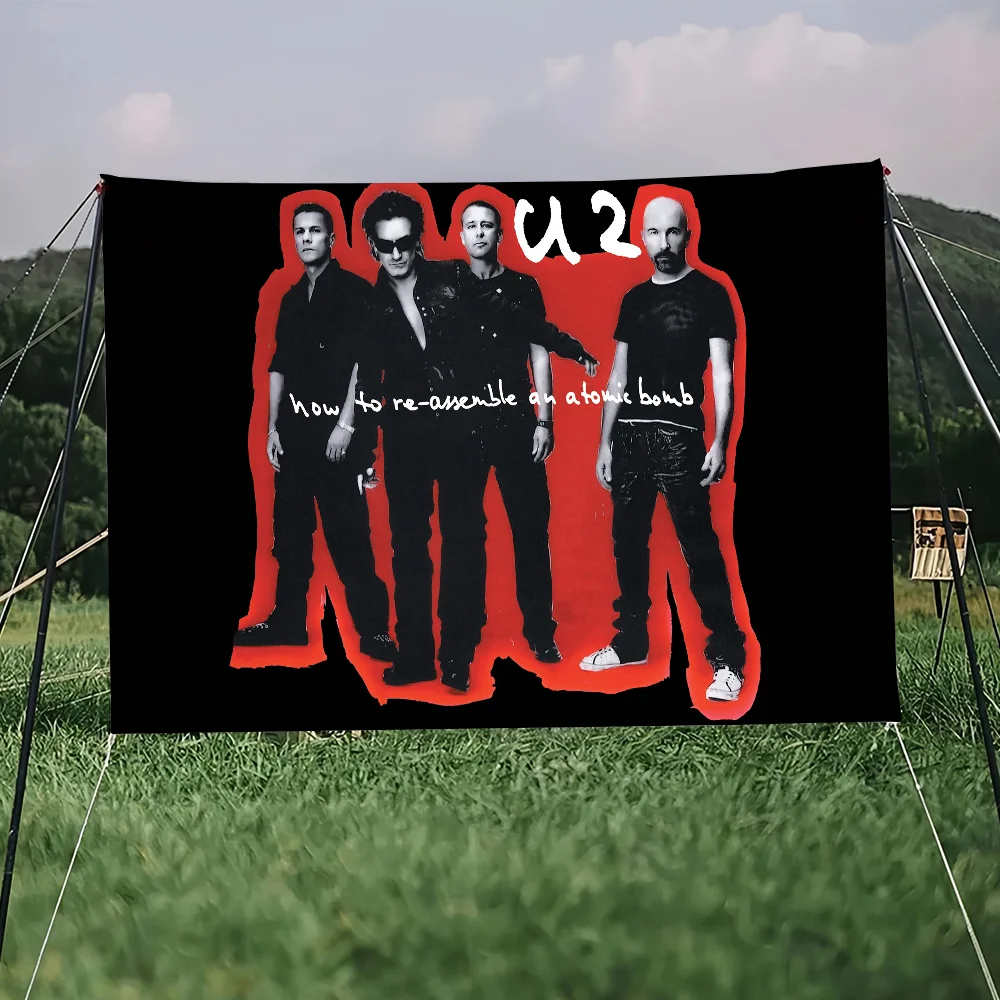 How To Dismantle An Atomic Bomb Band U2 flag For Picnic Party Art Home Decoration Outdoor Camping Banner