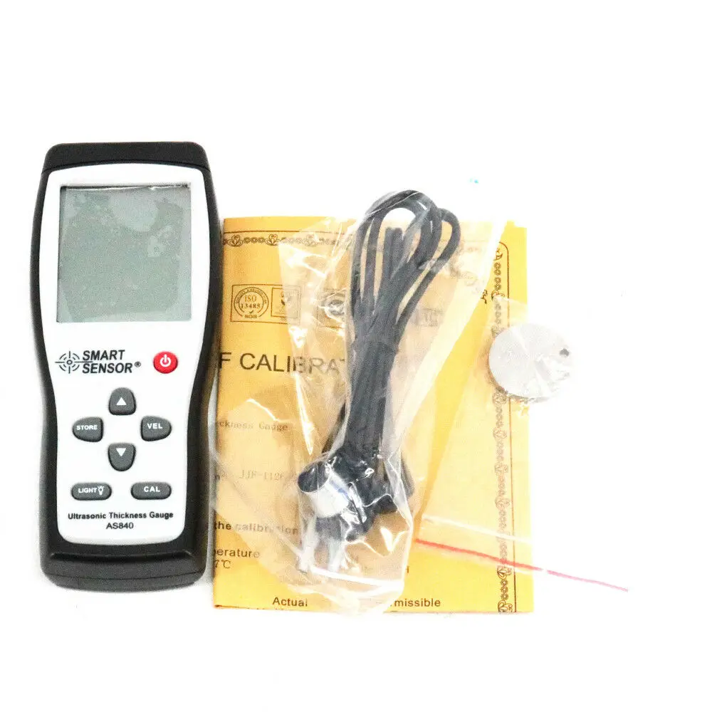 

New SMART SENSOR AS840 Width Measuring Instruments Ultrasonic Thickness Gauge Handheld LCD Digital Thickness Tester Depth Meter