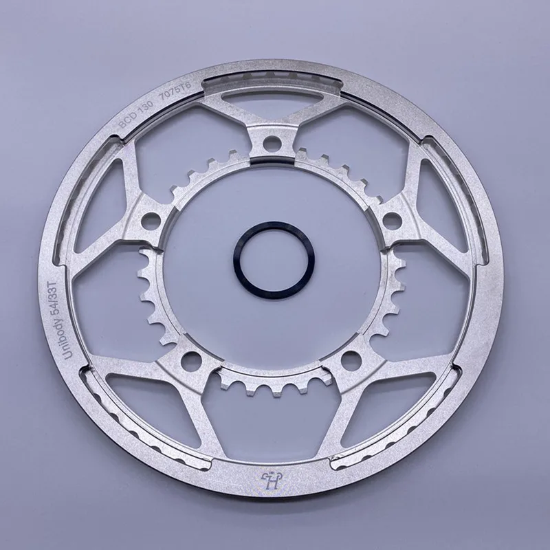 H&h HH Unibody 54/33T ブロンプトン Brompton H&H 54/33T Chain-Guard Intergrated Chainring for Brompton Folding
