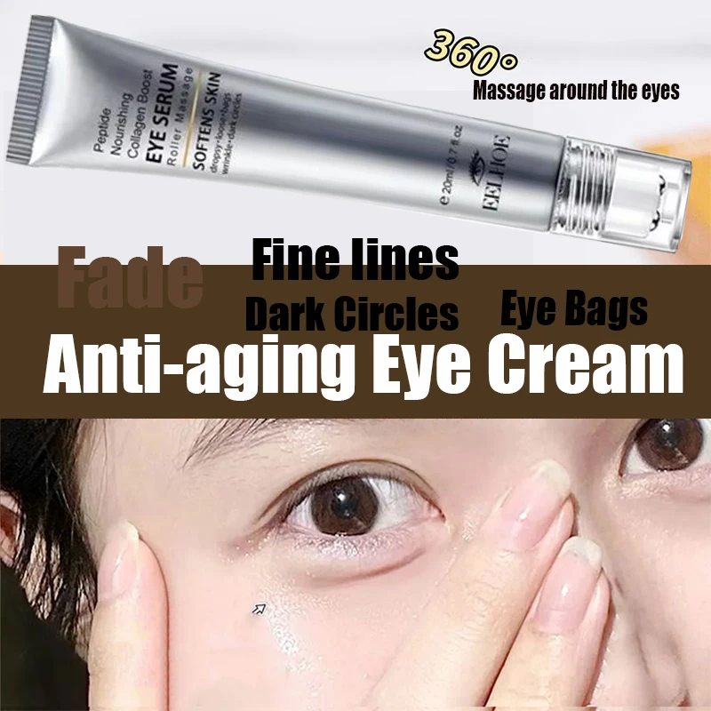 

Anti Dark Circles Eye Serum Peptide Eye Serum Anti Wrinkle Face Care Roller Massager Eye Care