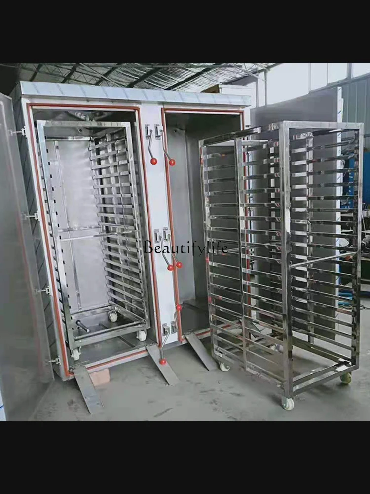 

Steamer thickened stainless steel steamed bread room assembly line commercial steamed bread rice cart rack