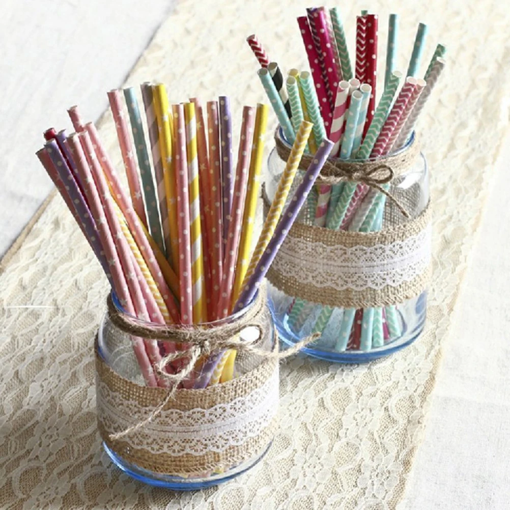 

2 M Lace Ribbon Elastic Band Velvet Wedding Decor Rustic Burlap Jute Home Decoration DIY Craft Hessian Roll