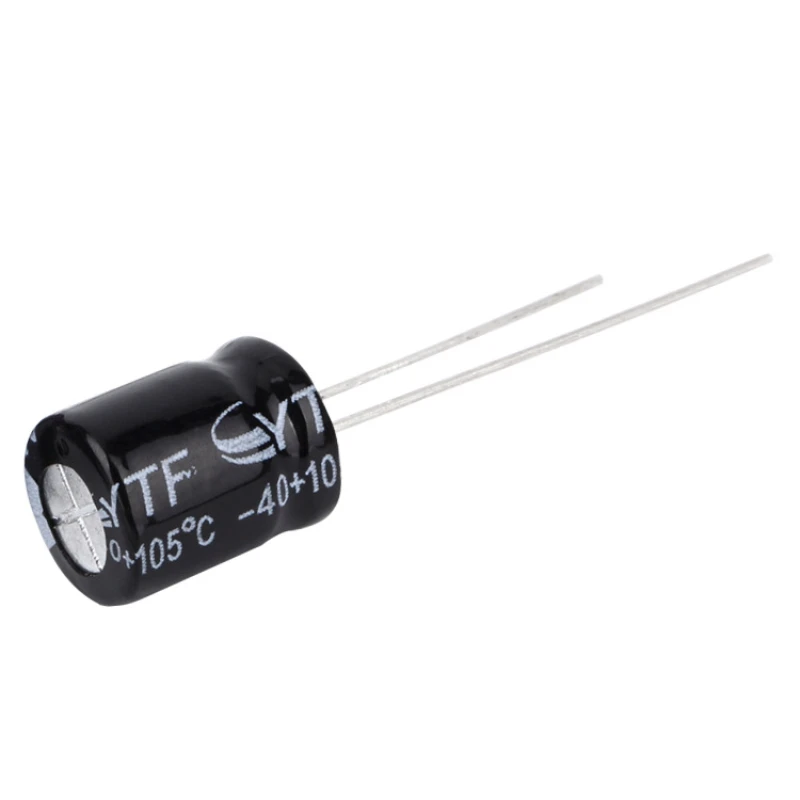 20pcs Aluminum Electrolytic 50V220UF Volume 8*16mm 220UF/50V Rated Temperature Electrolytic Capacitors for Guns