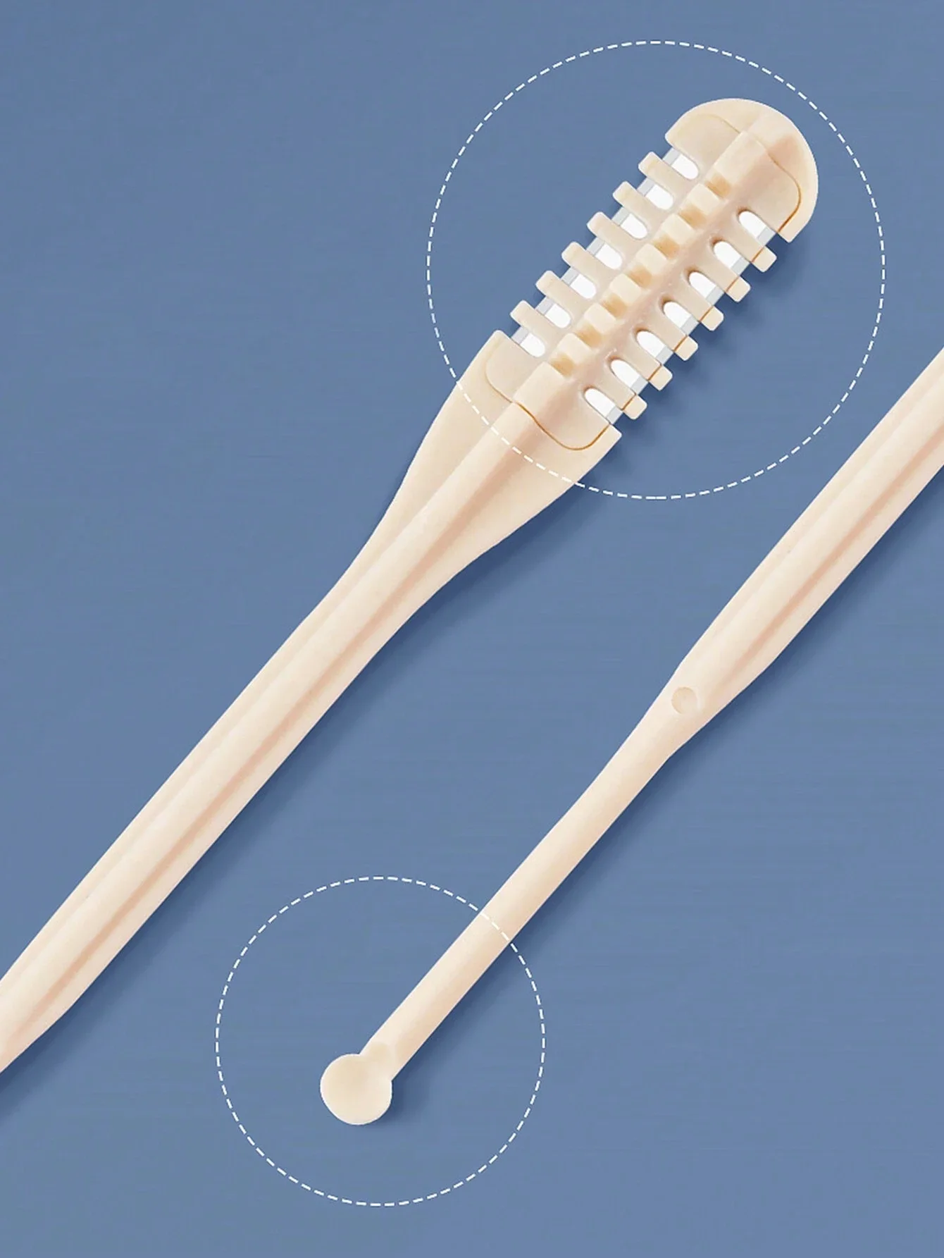 2-częściowy zestaw nożyczek do strzyżenia włosów w nosie - nożyczki do golenia