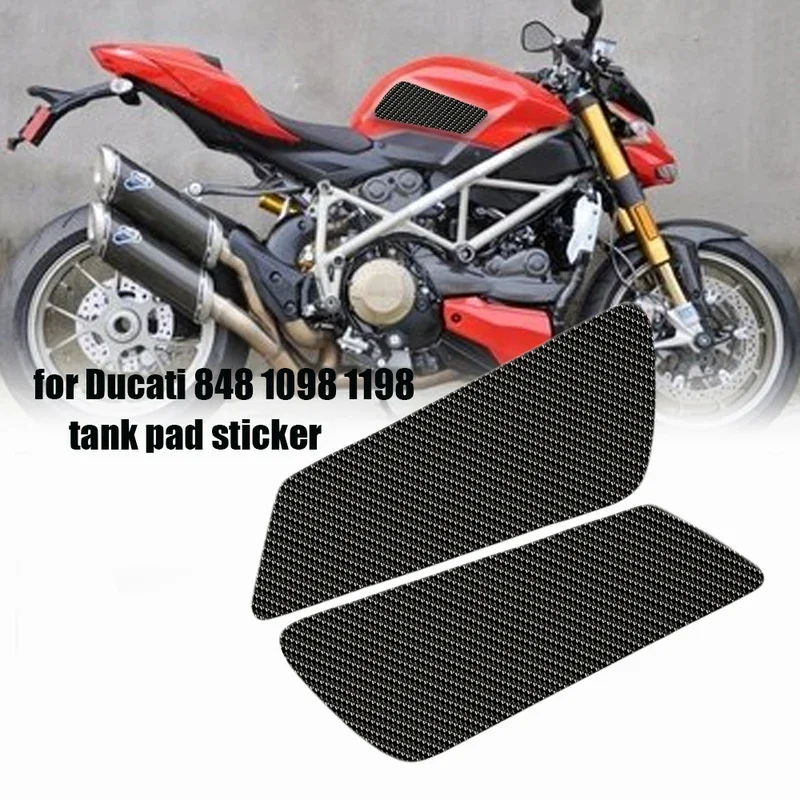 

for Ducati 848, 1098, 1198, Motorcycle Protection , Gas Scratch-resistant Adhesive Decal, Fuel Tank Pad Protective Cover NEW