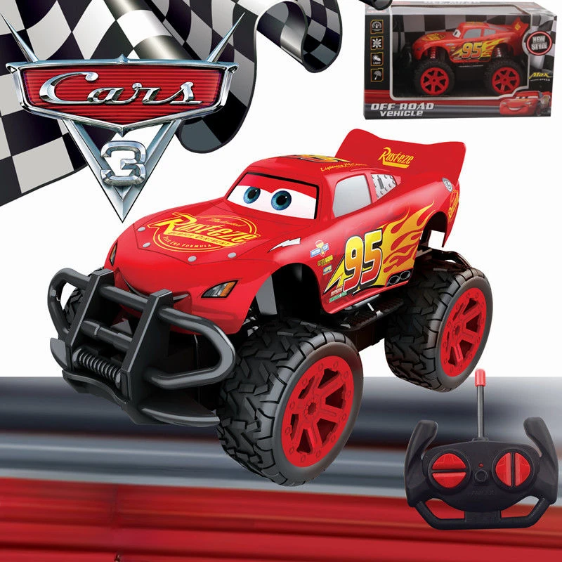 Disney Cars Lightning McQueen Jackson Storm Chick Hicks animazione cartoon telecomando modello di auto ornamenti giocattolo per bambini