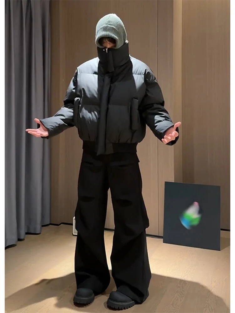 

Мужская утепленная зимняя куртка Bla ort из хлопка, в американском стиле Cleanfit, премиум-класса, свободного кроя, для повседневной носки