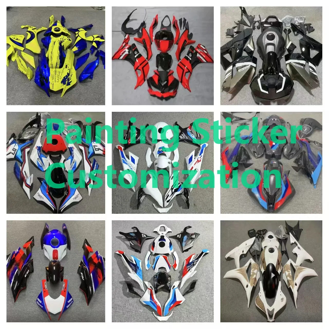 

2026 одиночный обтекатель мотоцикла для YZF R6 2008 YZF-R7, комплект кузова, индивидуальный комплект обтекателя, полный комплект обтекателя мотоцикла из АБС-пластика