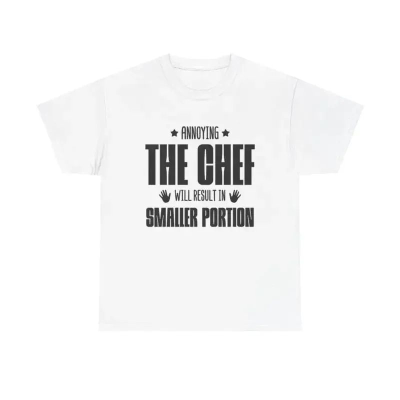 Don'T Annoy The Chef T Shirt Funny Kitchen Heavy Cotton