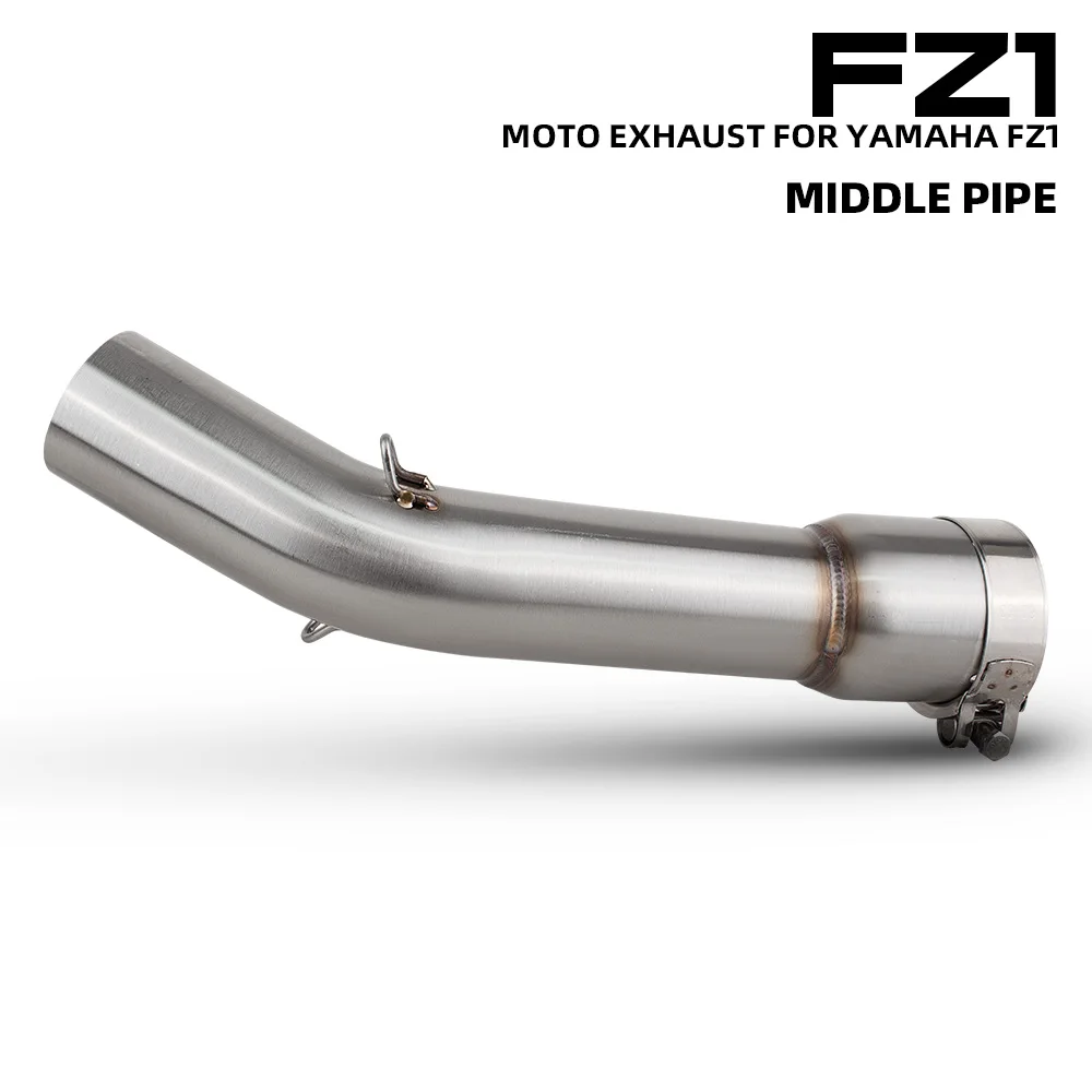 Выхлопная труба FZ1 для мотоциклов Yamaha FZ1N Fazer1 FZ1-N/FAZER 2006-2015, комплект выхлопной системы, адаптер 51 мм, соединительная труба.