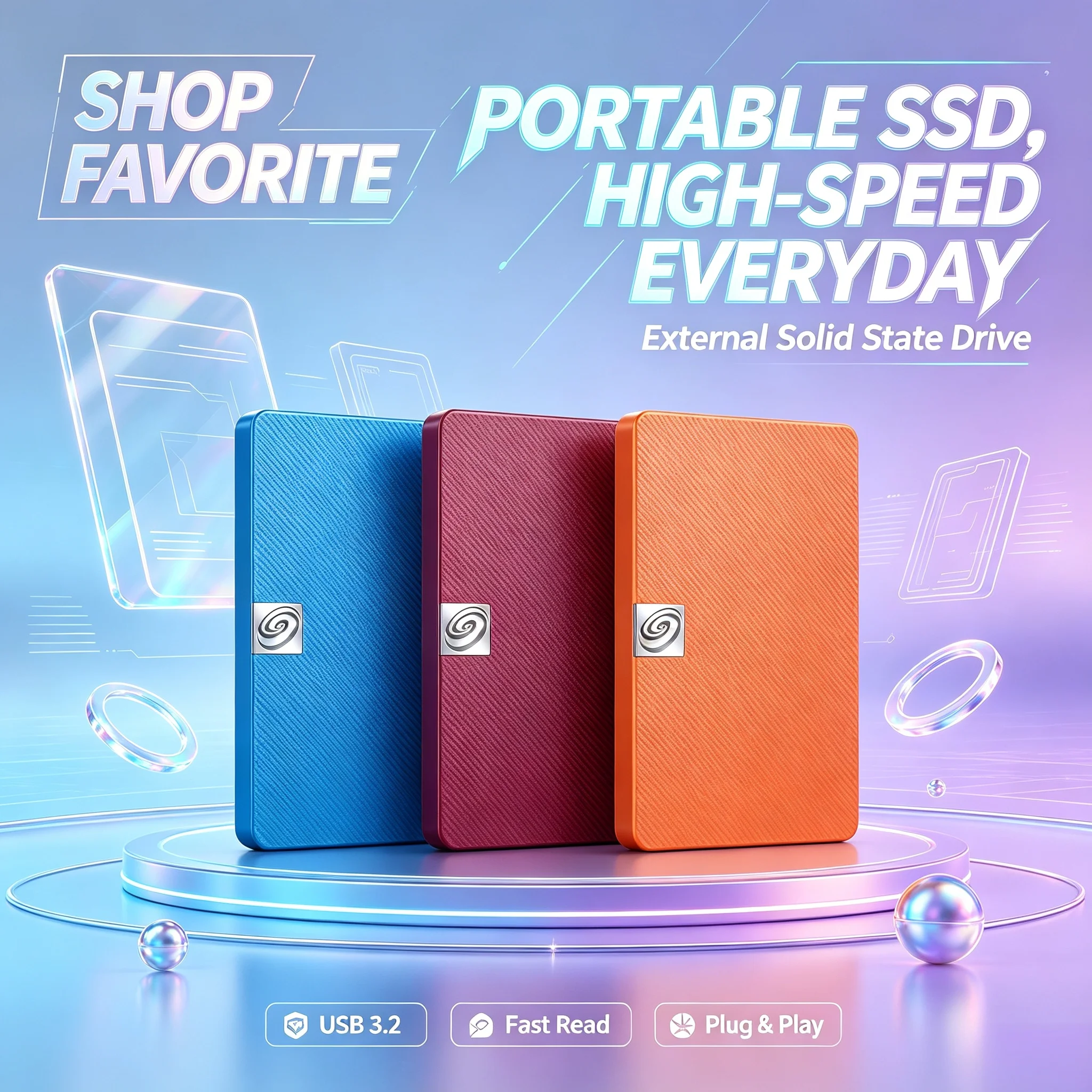 External Data Hard Disk for Laptop, 4TB/2TB/500GB/1TB, USB 3.0 Storage, Mac/PC/Windows, File Backup, Data Save.