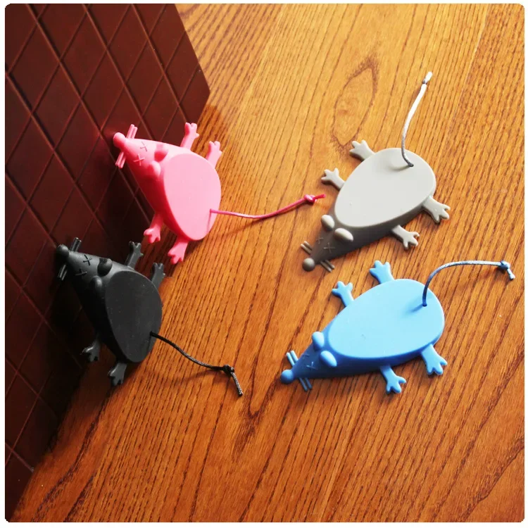 Baby Safety Silicone Door Stop Cute Cartoon Mouse Door Stopper Protector Anti-pinch Hand Child Safety Security Home Door Stop