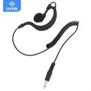 RYRA G Shape Soft Ear Hook Earpiece Headset 3.5mm Plug Ear Hook For For MP3 Smartphones Walkie Talkie Two Way Ear Bar Headphones