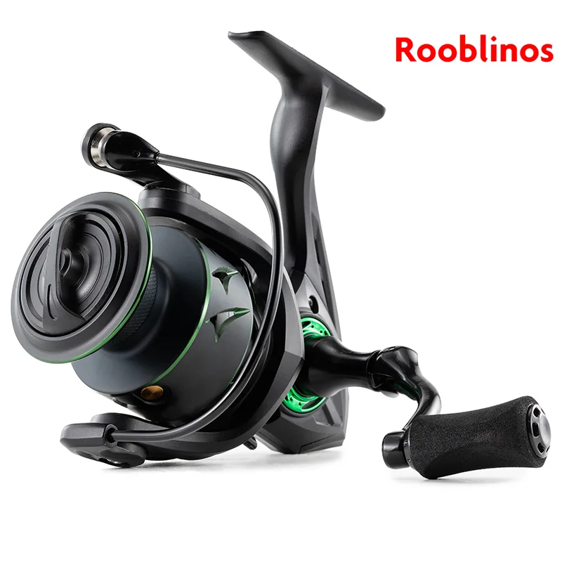 ROOBLINOS RF Water Resistance Spinning Reel 15KG-20KG Max Drag Gear Ratio 5.2:1 Metal Spool Durable Super Smooth Carp Wheel Coil