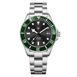 WM Watch Automatic Mechanical Watch Men Miyota8215 100M Water Resistant Business Casual Luminous Man Welly Merck Watches WM085