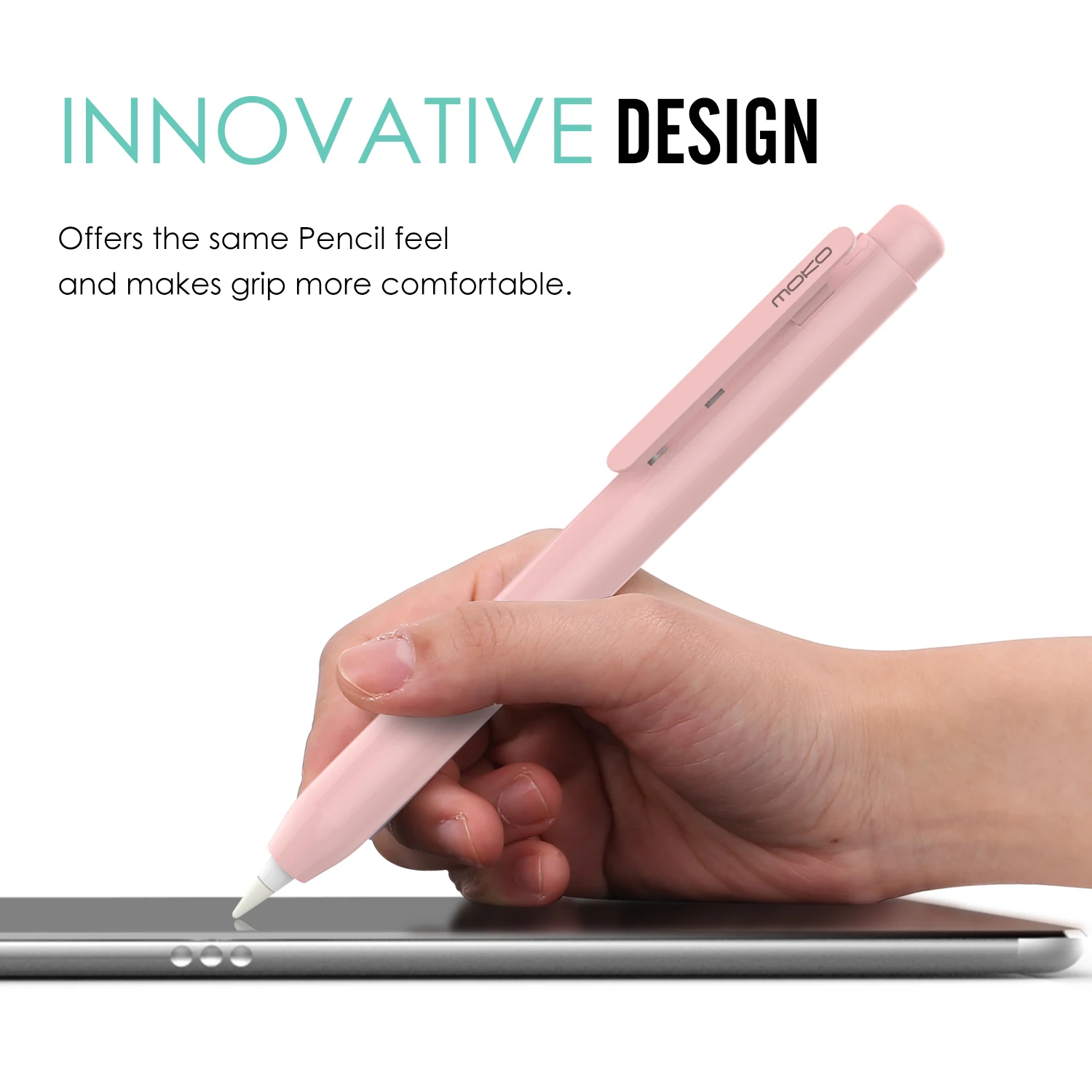 MOKO Holder Case for Apple Pencil 1st Generation,Retractable Pencil 1st Case Protective iPad Pencil Sleeve Skin Cover with Clip