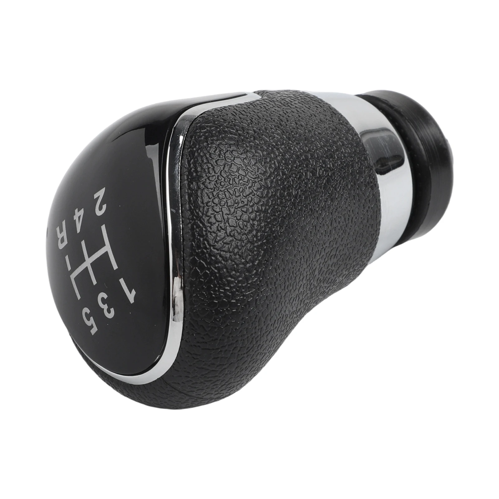 Black Gear Knob 5 Speed Gear Knob Easy Installation Long-lasting Material Precise Control For Car Interior Luxury Car Accessory