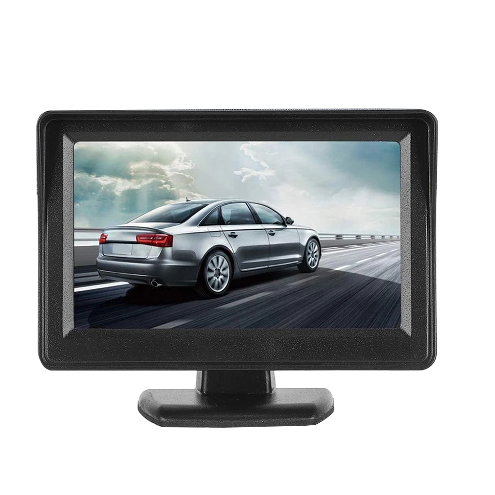 

4.3 Inch Screen TFT LCD Car Monitor with 2 Way AV Input Car Reverse Monitor for Rear View Camera Parking Backup Reverse