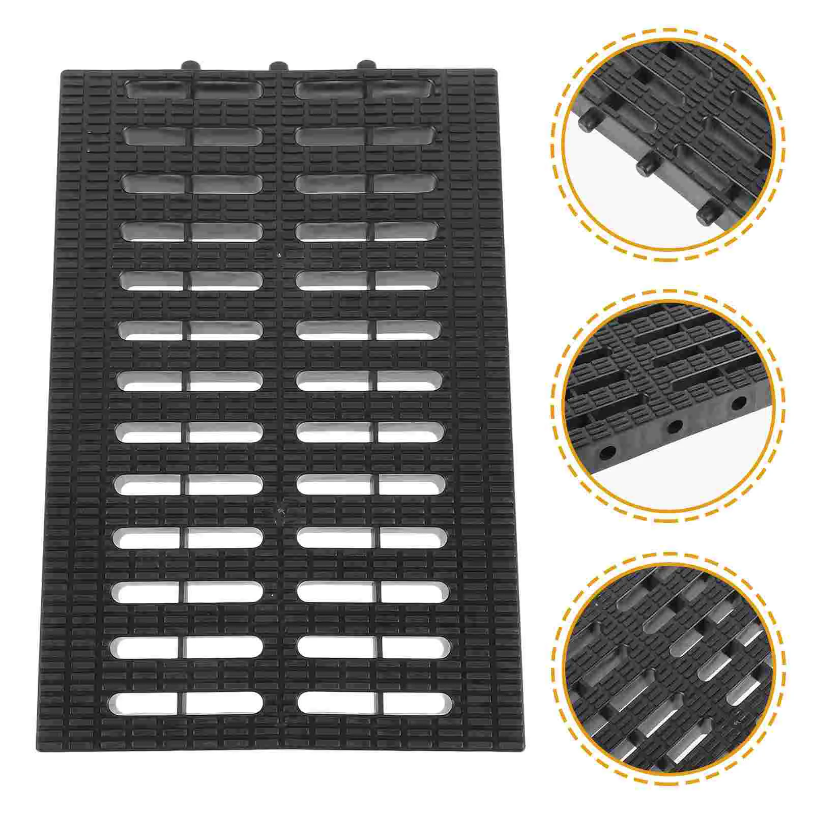 Trench Cover French Drain Outdoor Sewer Accessory Drainage Grates Basement Strainer