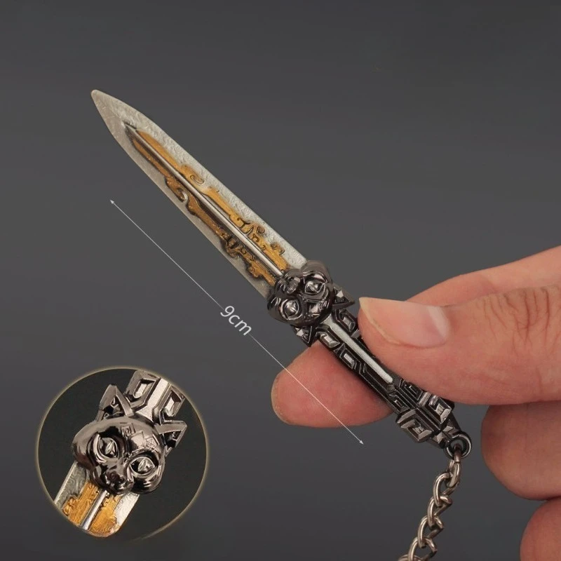 9 سنتيمتر/3.54in دلتا قوة لعبة الطرفية قلادة صغيرة مخلب تحلق سكين لعبة نموذج المفاتيح حلية جمع شاشة لسطح المكتب الصبي #2