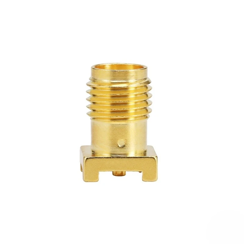 SMA Patch Female Seat PCB Surface Mount Connector Solder Hole 4mm DC-18GHz SMA-KHD111