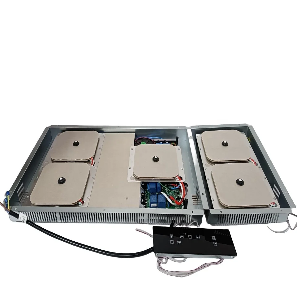 2025 New Design 110V~220V 1-6 Zone Electric Invisible Induction Cooker for Counter Top /5 Zone Invisible Induction Cooktop