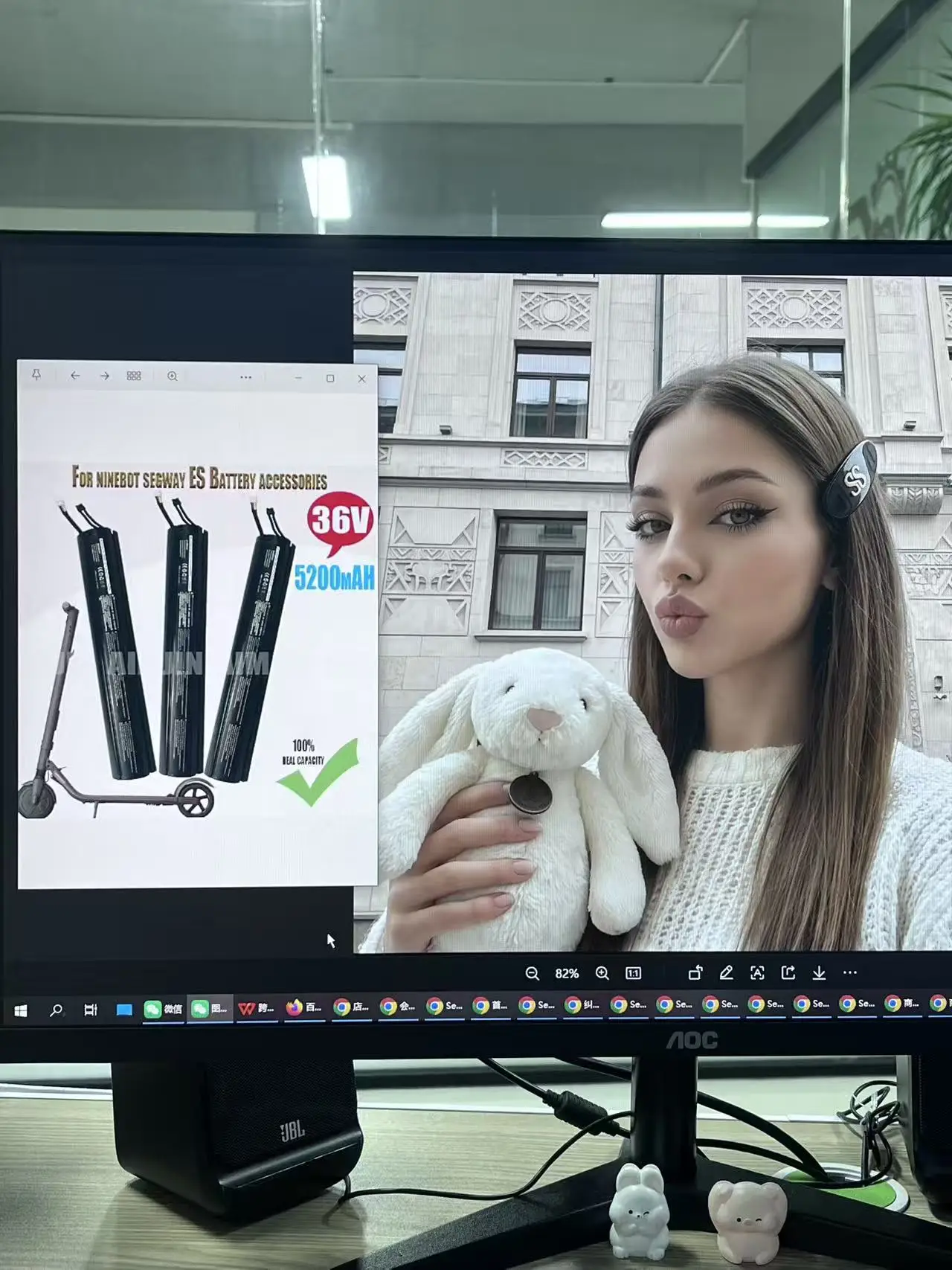 5200Mah ✨📦36V For Segway Ninebot ES1 ES2 ES3 ES4 E22 Kickscooter Intelligent Electric Scooter Internal Battery Components