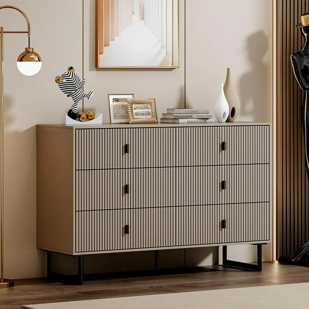 

Drawer Dresser for Bedroom, Large Double Dresser with Wide Drawers, Modern Chest of Drawers,Storage Dressers