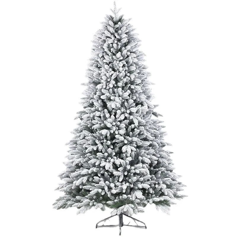 

Cross-border pure PE Christmas tree flocking snow encryption snow luxury simulation tree Christmas scene ornaments