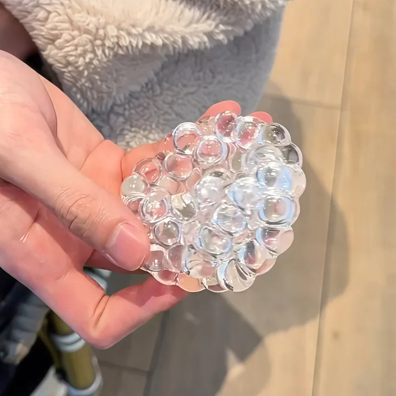 1PC Pop Bead Squeeze Fidget Ball Slow Rebound Squishy Toy Handmade Stress Relief Desktop Mood Toy image 3