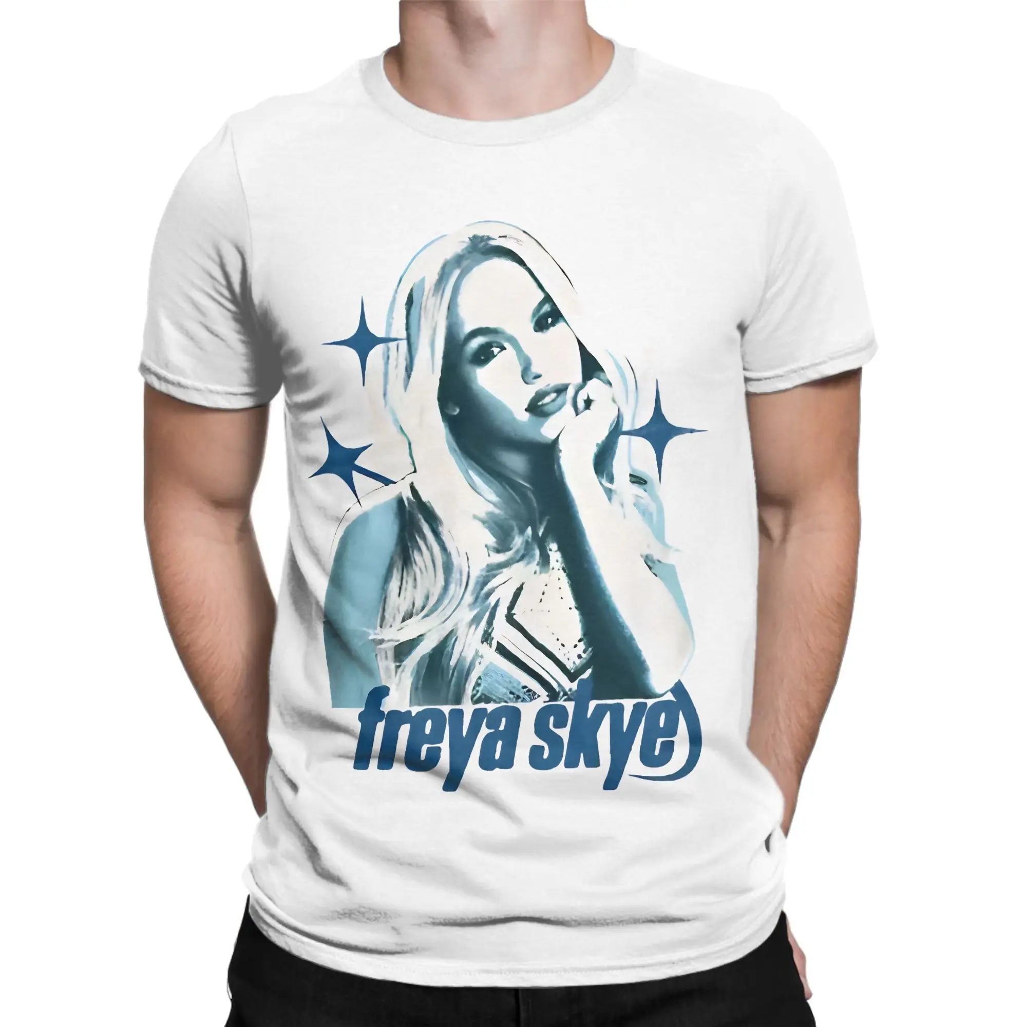 Retro   Freya Skye T Shirt for Men Women Pure Cotton Novelty T-Shirts O Neck  Tee Shirt Short Sleeve Clothes Gift Idea
