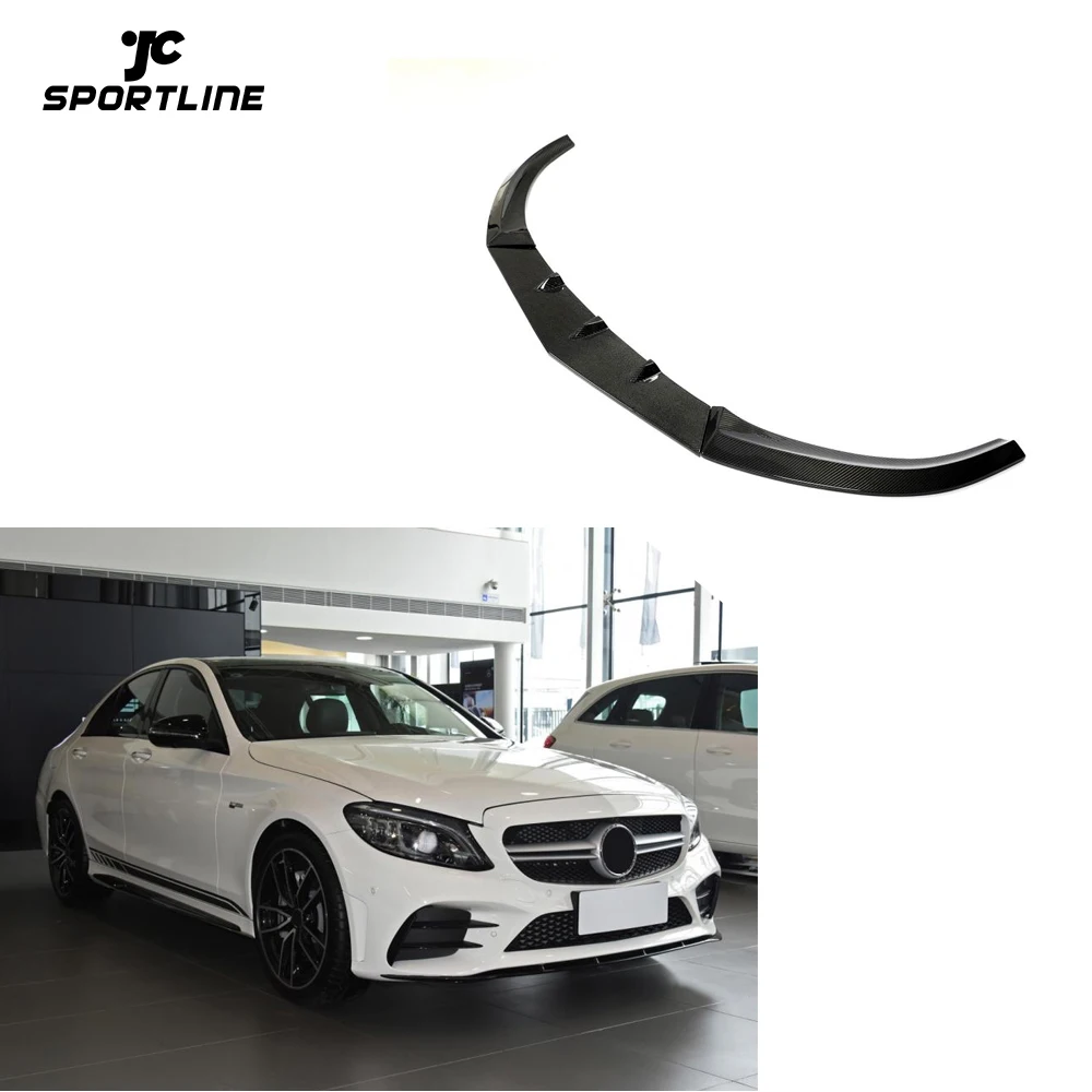 

W205 C Class Carbon Fiber Front Center Lip for Mercedes Benz C205 C63 2D 2015-2021