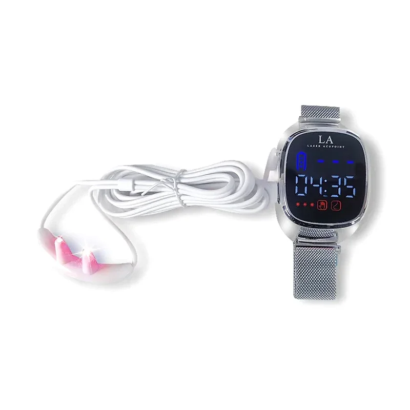 

Digital Blod Glucose Watch 650nm Red Light Cold Laser Therapy Wrist Watches for Diabetes