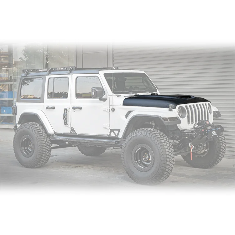 

Фурия 2018 2019 2020 2021 аксессуары стальной корпус капота двигателя для Jeep Wrangler JL