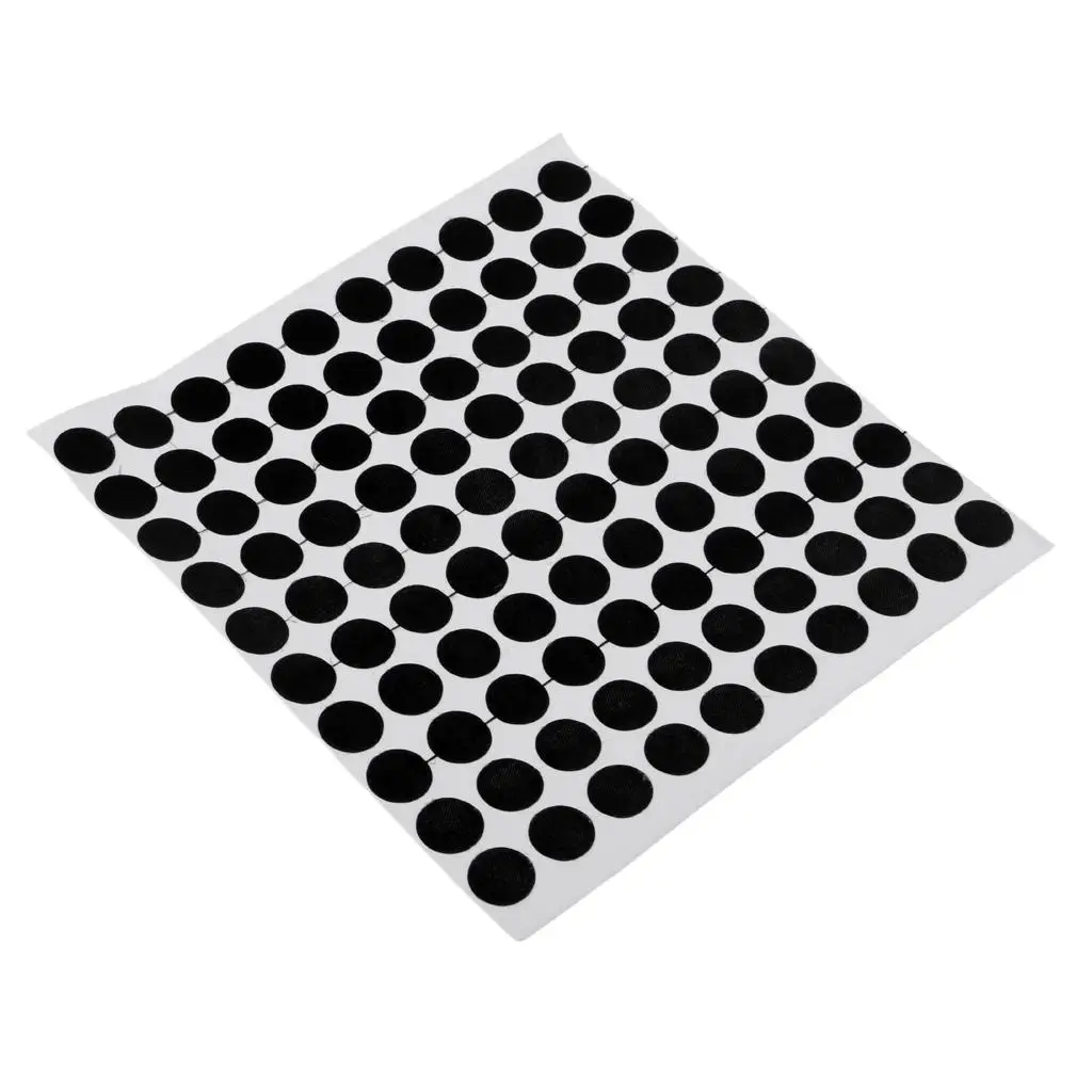 Set of 100 Black Snooker Pool Table s Marking Stickers - Self Adhesive