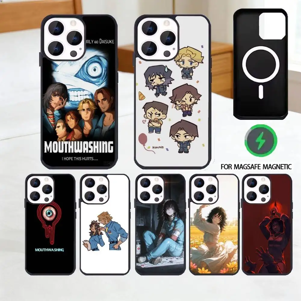 

Cartoon Mouthwashing Game Phone Case For iPhone 17,16,15,14,13,12,Plus,Pro,Max for Magsafe Magnetic Wireless Charging