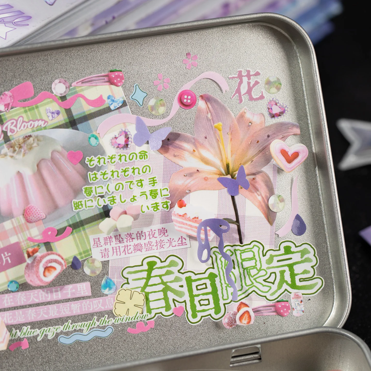 30 ورقة/حقيبة كتاب ملصقات يومي عتيق مقطوع بالقالب، مناسب لسجل القصاصات بنفسك، ديكور جراب الهاتف والمزيد