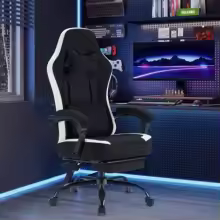 JHK Ergonomic Gaming Chair with Footrest