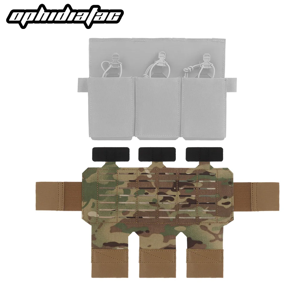 

OPHIDIAN Multi-Purpose Triple Rifle Magazine Bag Lightweight Accessory MOLLE Panel with Velcro Base