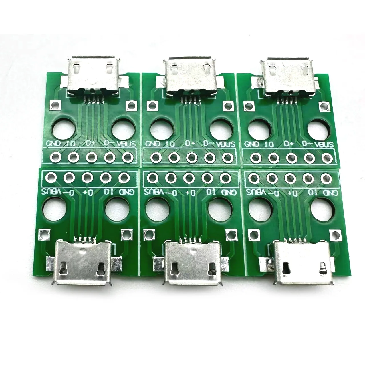 5/10/20/50 stücke MICRO USB Zu DIP Adapter 5pin Buchse B Typ PCB Konverter Breadboard USB-01 Schalter Bord SMT Mutter Sitz