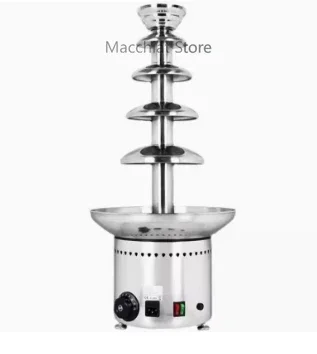 

D20099 Quality Stainless Steel 304 5-Tier Fountain Of Christmas Commercial Chocolate Wedding Supplies Party Event 220V 50Hz