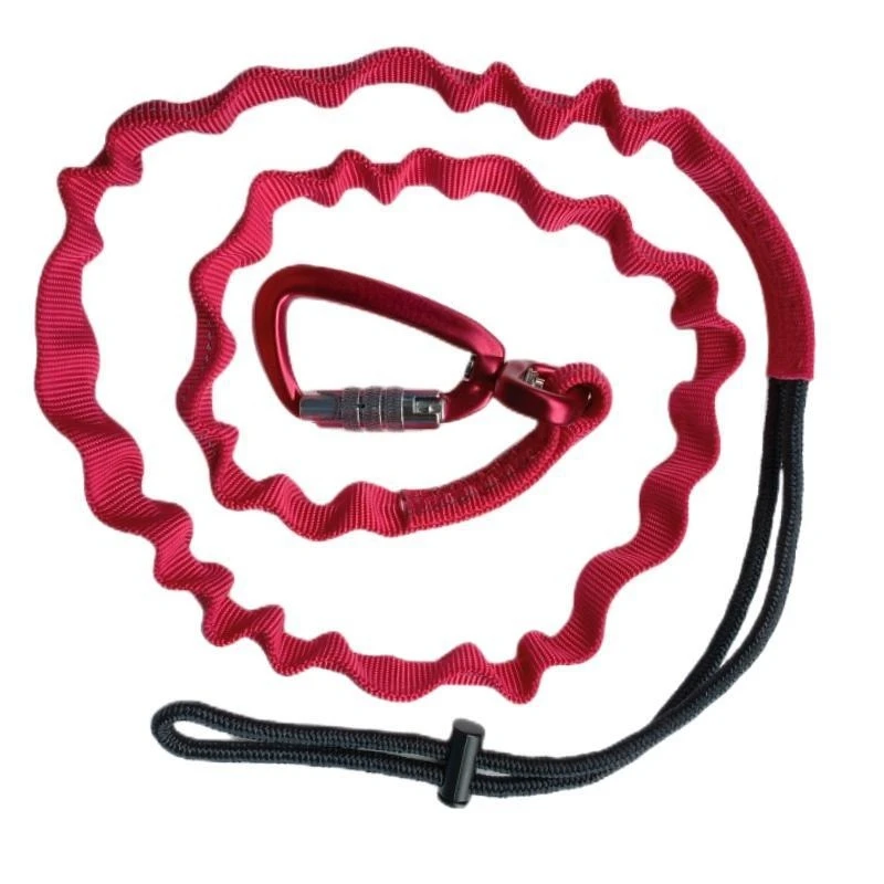 Anti‑Drop Tool Lanyard, Elastic Buffer Retractable Safety Rope for Hardware Tools in High‑Altitude Working Fall‑Protection